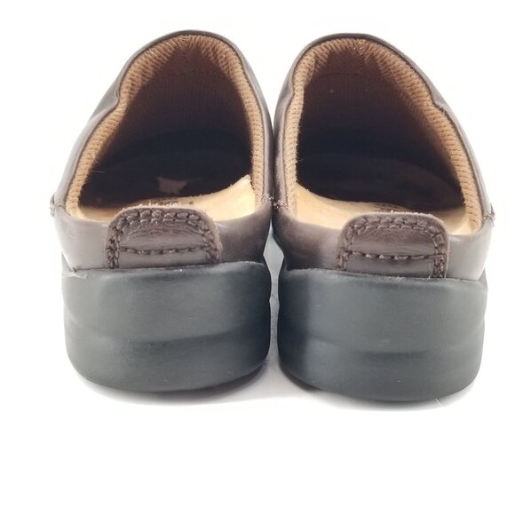 Birkenstock Women Shoe Footprints Altos Brown Clog Slip ON Comfort Mules Size 9 - Picture 3 of 8